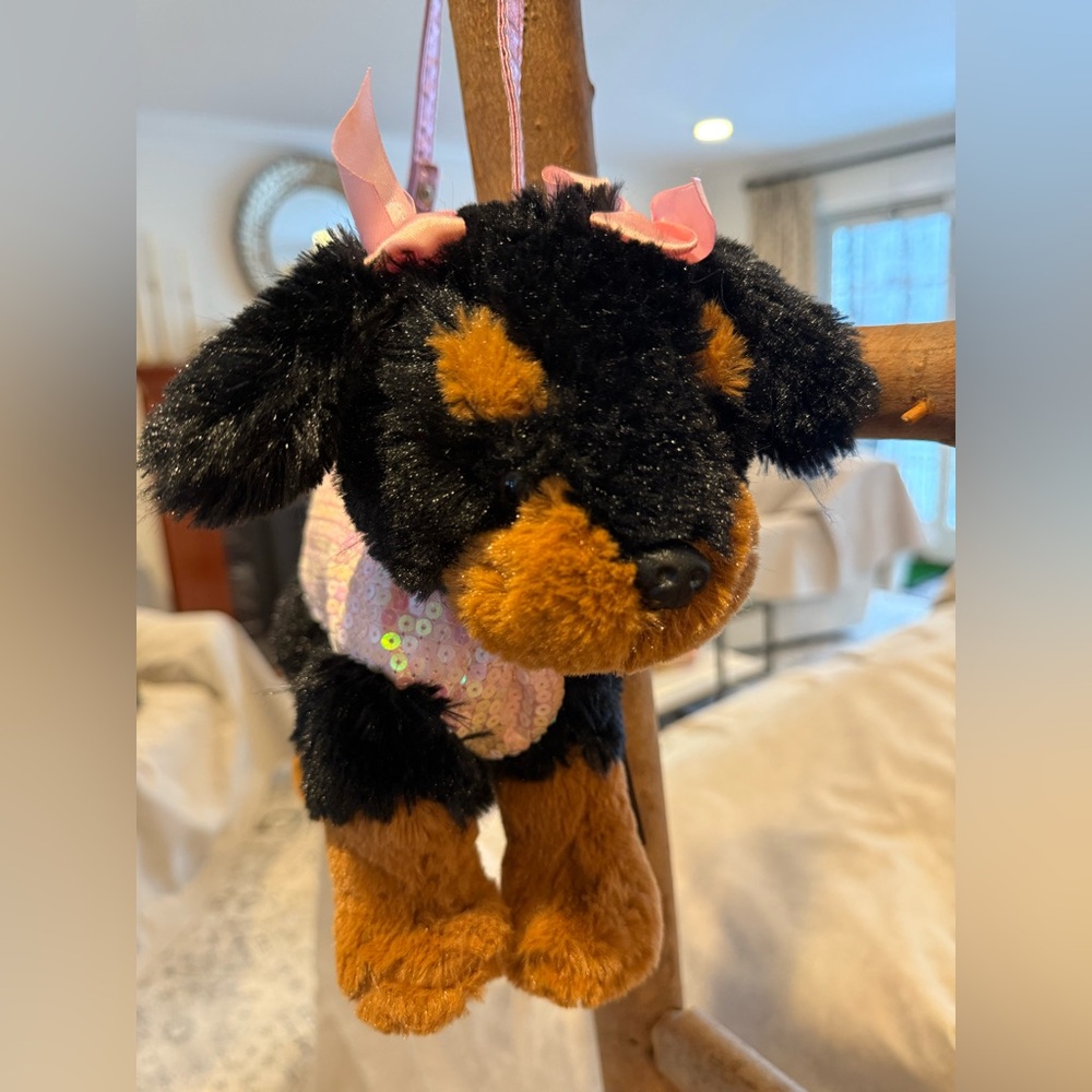 Poochie & Co Plush Dog Purse